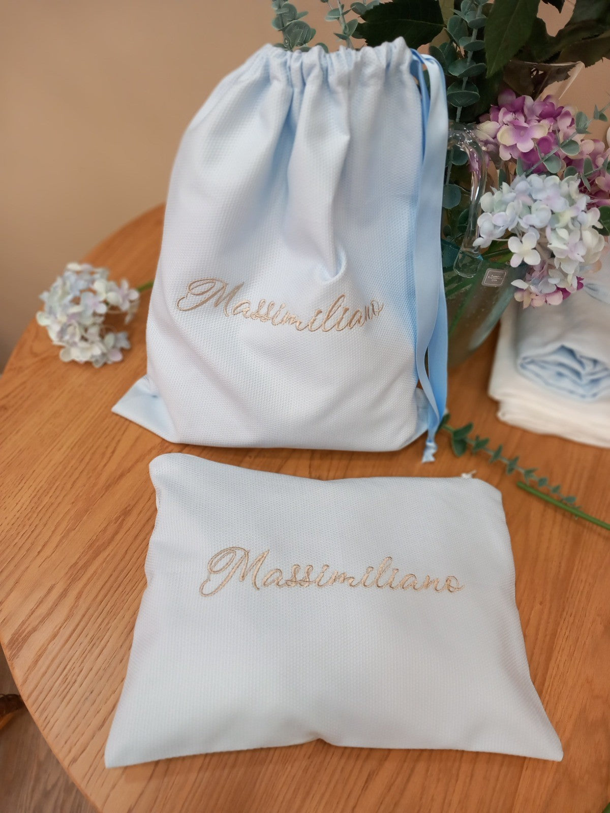 Coordinato Sacca e Borsello Baby Love