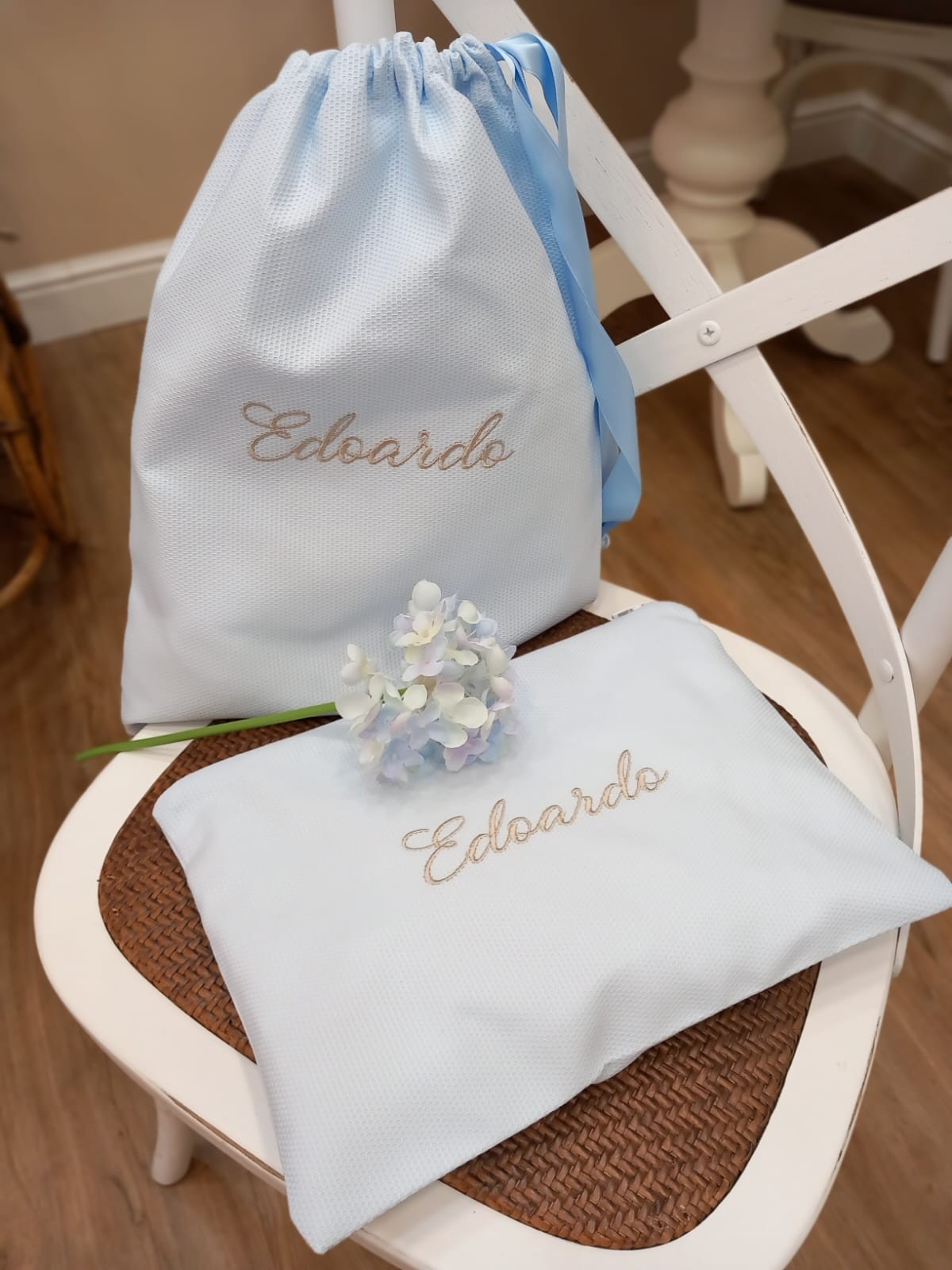 Coordinato Sacca e Borsello Baby Love