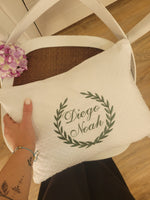 Cuscino decorativo in plumetis