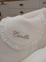 Bavaglino personalizzato con rouche