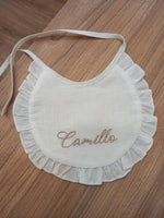 Bavaglino personalizzato con rouche