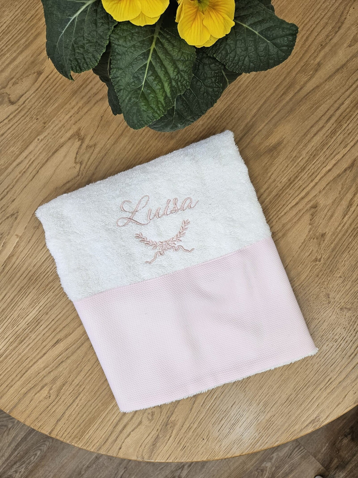 Telo bagnetto Baby Love in spugna di cotone