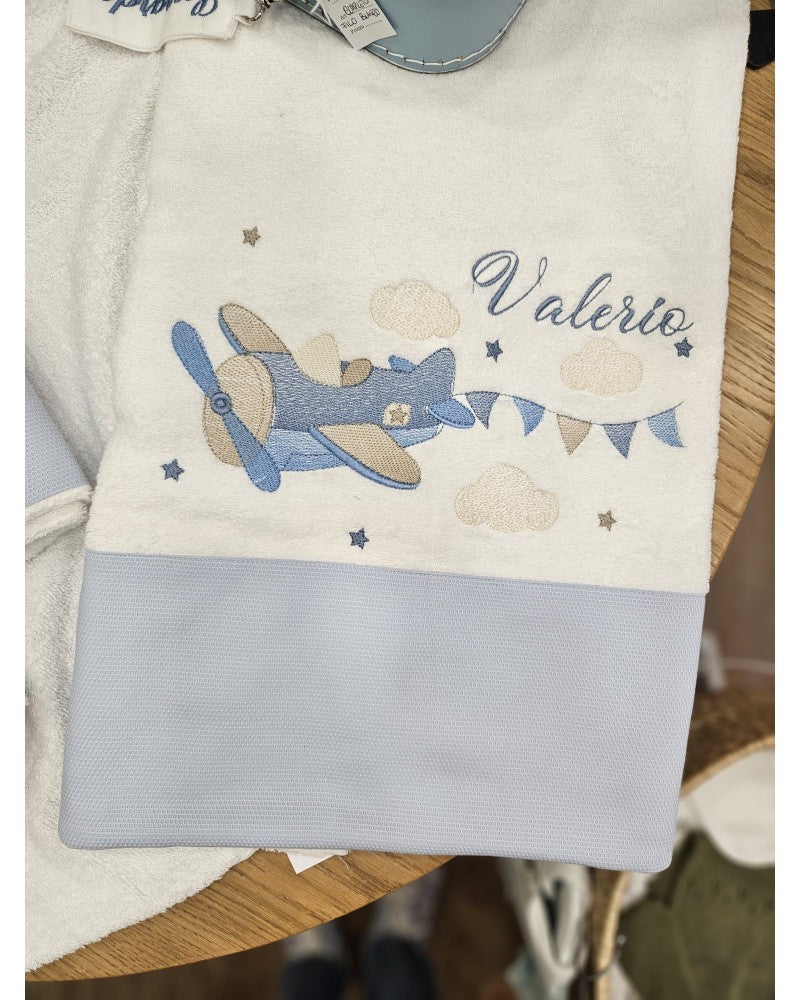 Telo bagnetto Baby Love in spugna di cotone