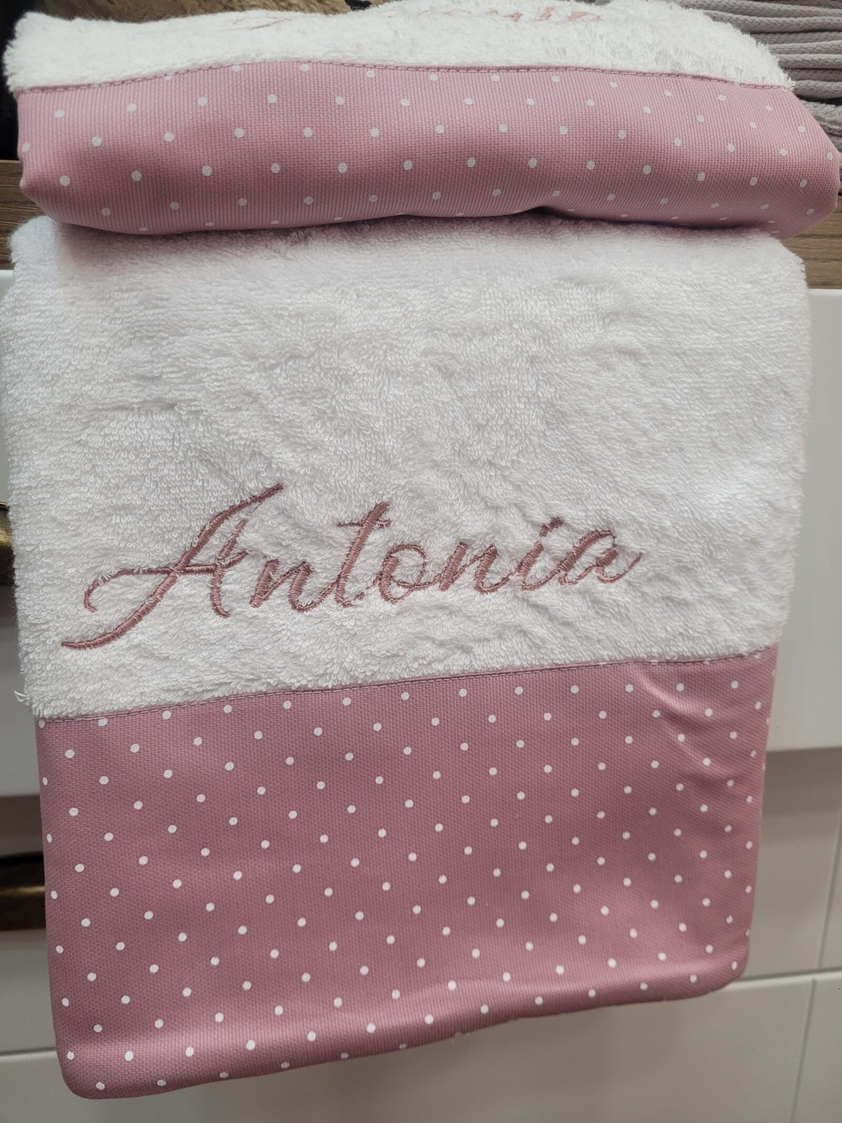 Telo bagnetto in spugna di cotone Basic