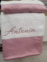 Telo bagnetto in spugna di cotone Basic