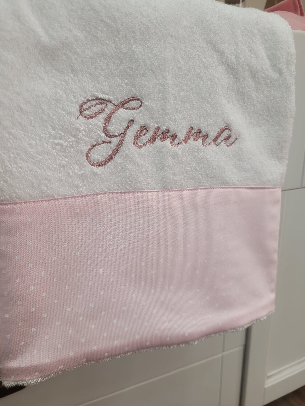 Telo bagnetto in spugna di cotone Basic