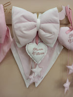 Fiocco Nascita Luna con pendenti