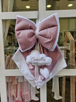 Fiocco Nascita Luna con pendenti