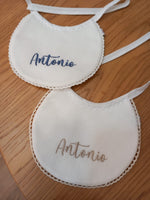 Bavaglino Baby Love con merlettino