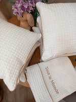 Telo Mare in cotone apone bianco personalizzato