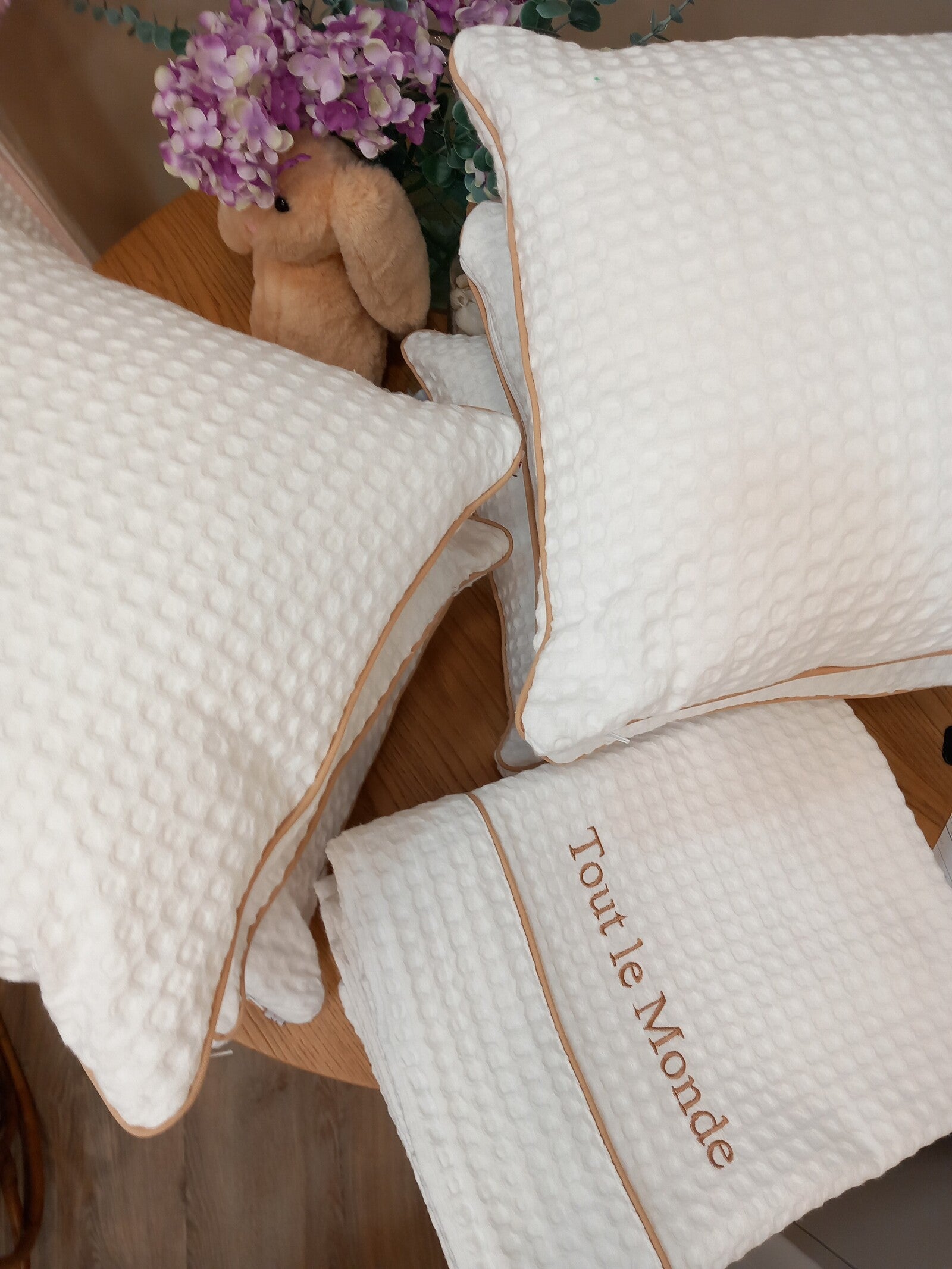 Telo Mare in cotone apone bianco personalizzato