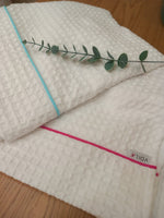 Telo Mare in cotone apone bianco personalizzato