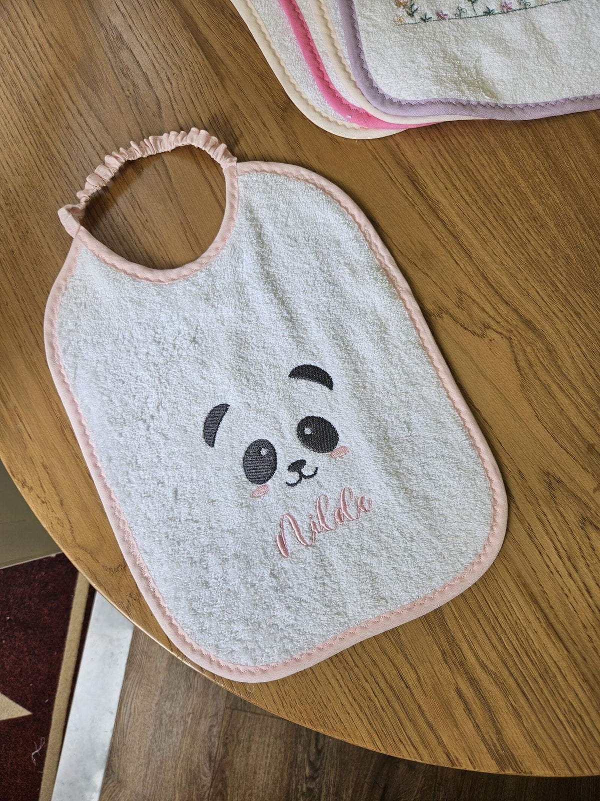 Bavaglino pappa con elastico in spugna