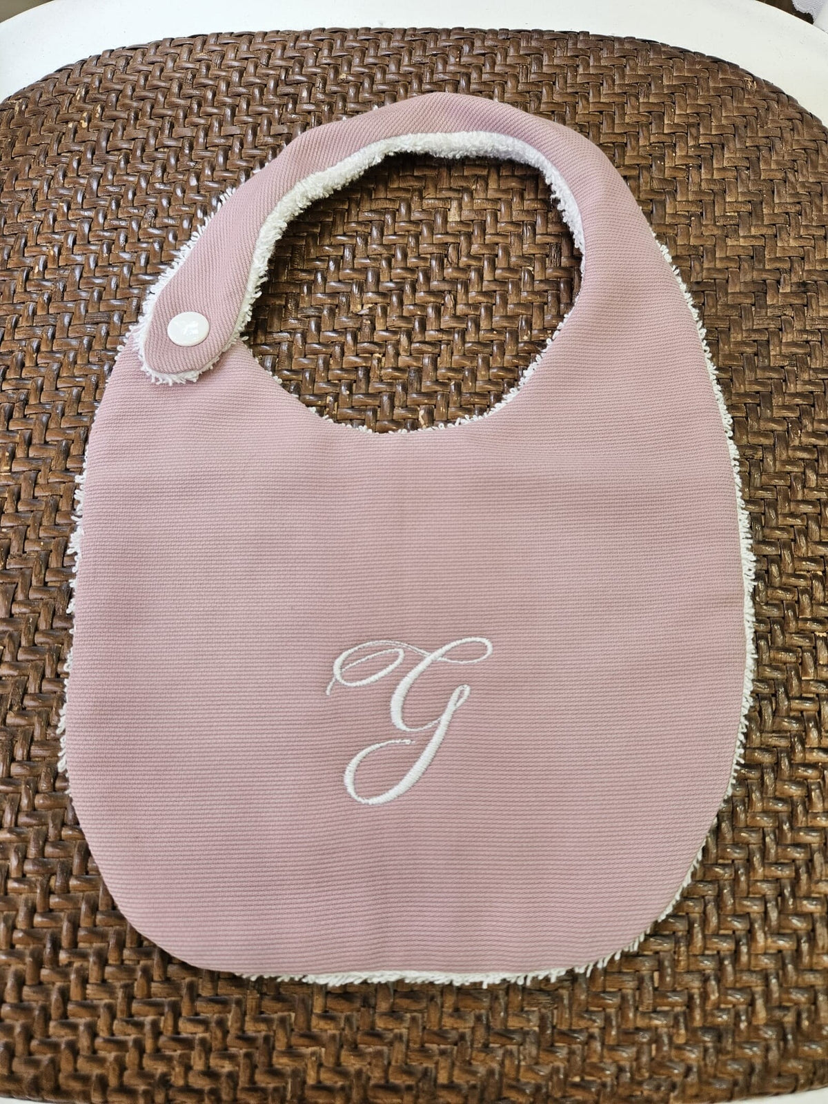 Le MERENDINE, Bavaglino pappa con bottoncino a clip