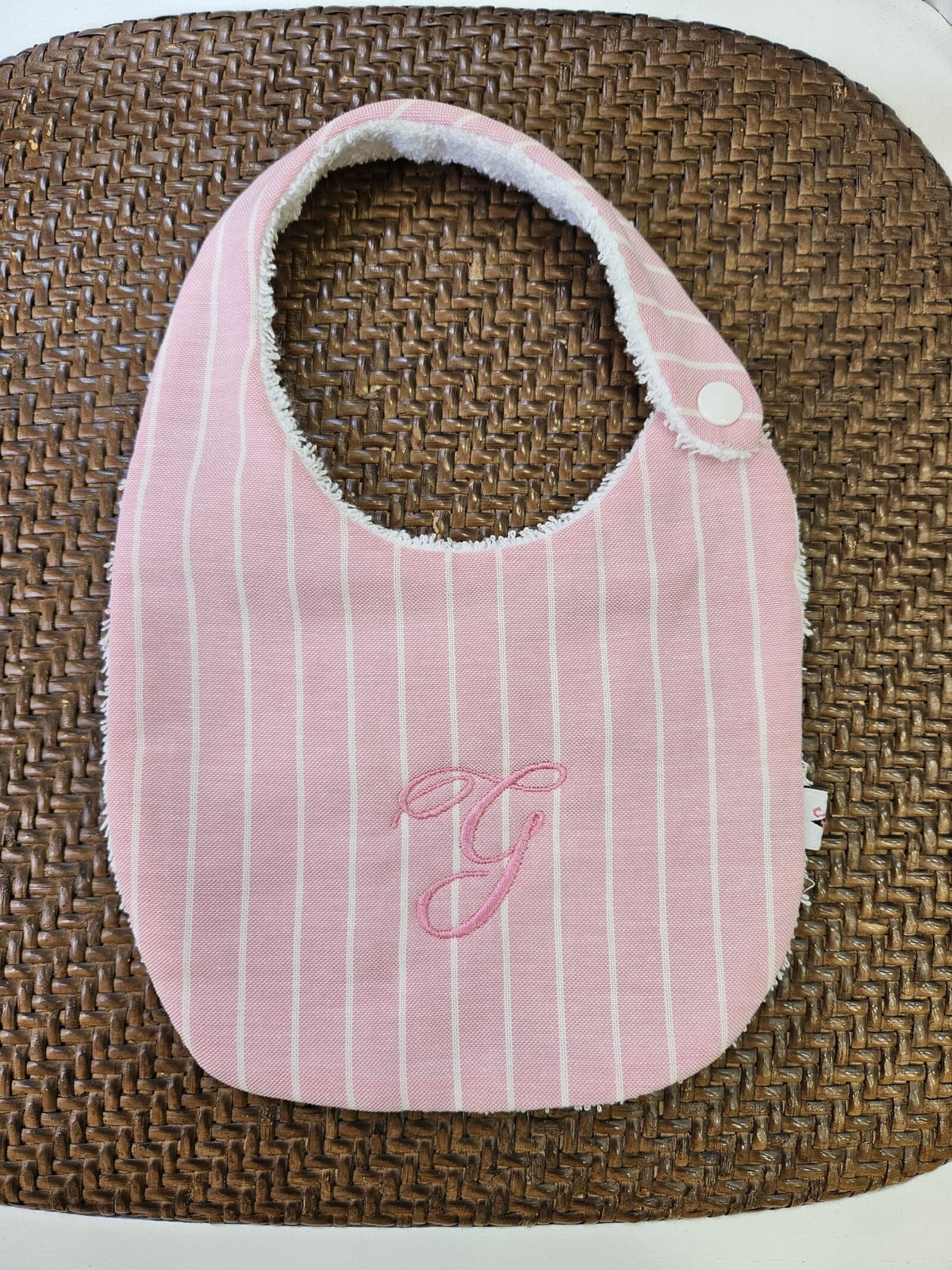 Le MERENDINE, Bavaglino pappa con bottoncino a clip