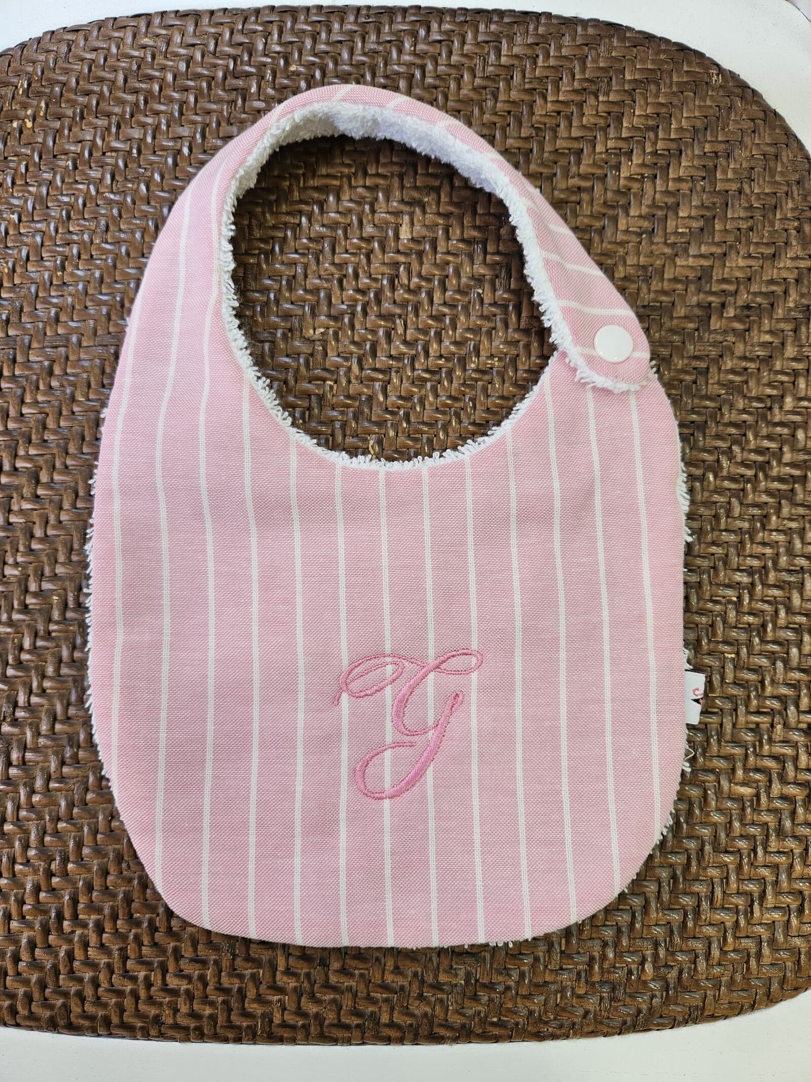 Le MERENDINE, Bavaglino pappa con bottoncino a clip