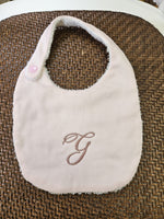 Le MERENDINE, Bavaglino pappa con bottoncino a clip