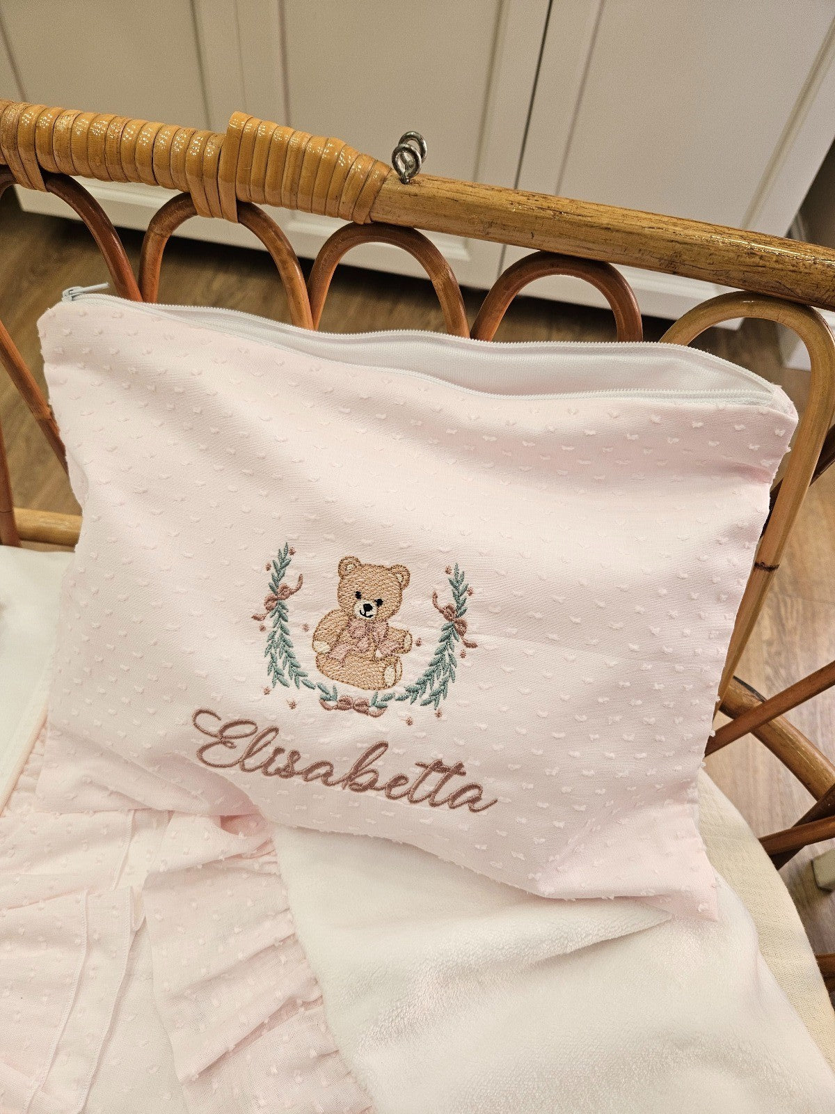 Borsello in plumetis