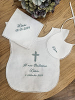 Coordinato Battesimo con merlettino