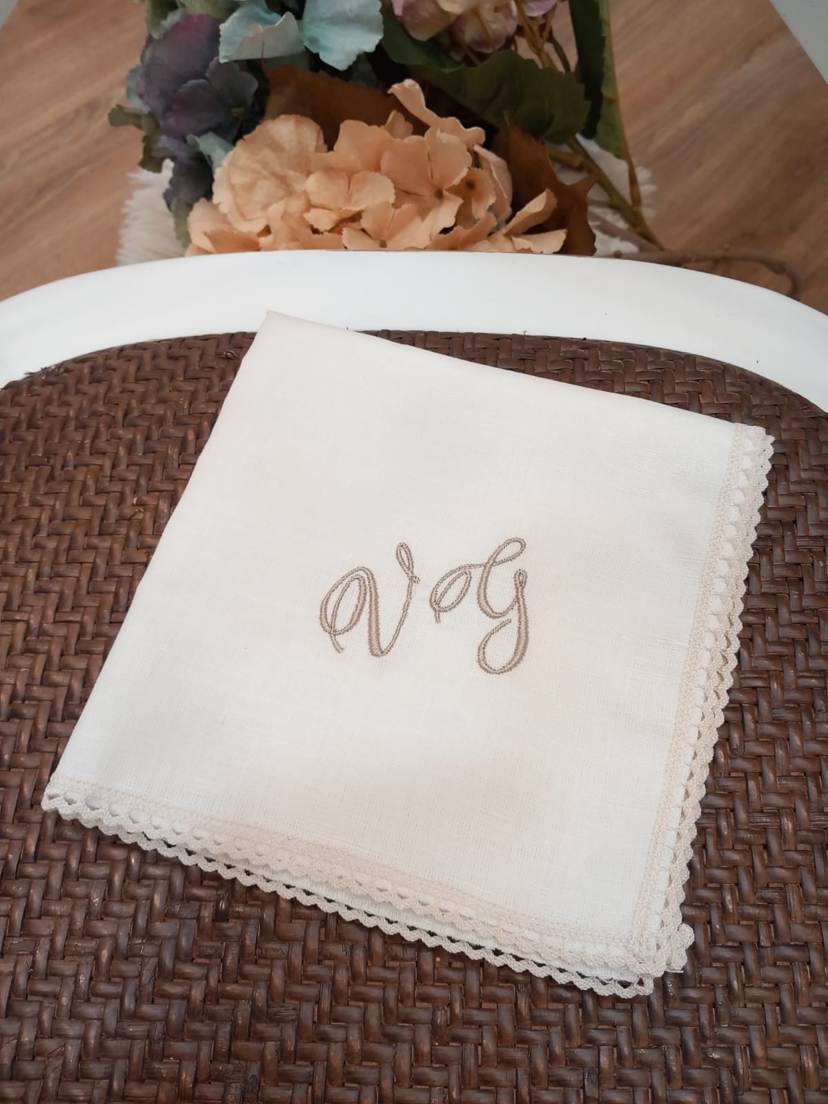 Coordinato Battesimo con merlettino