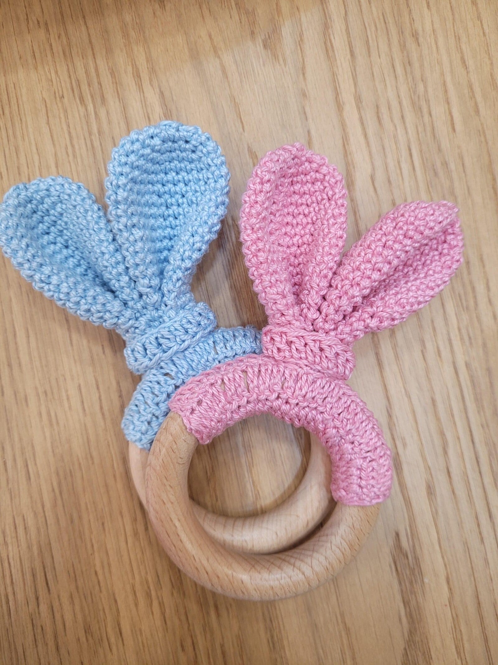 Anello da dentizione, massaggiagengive amigurumi