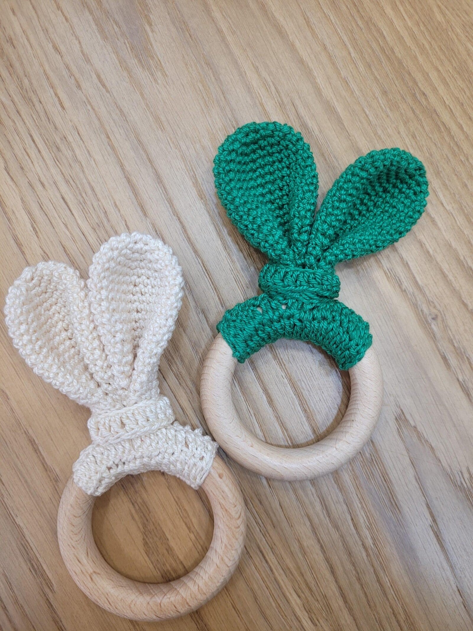 Anello da dentizione, massaggiagengive amigurumi