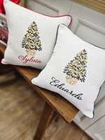 Cuscino arredo natalizio chinoiserie