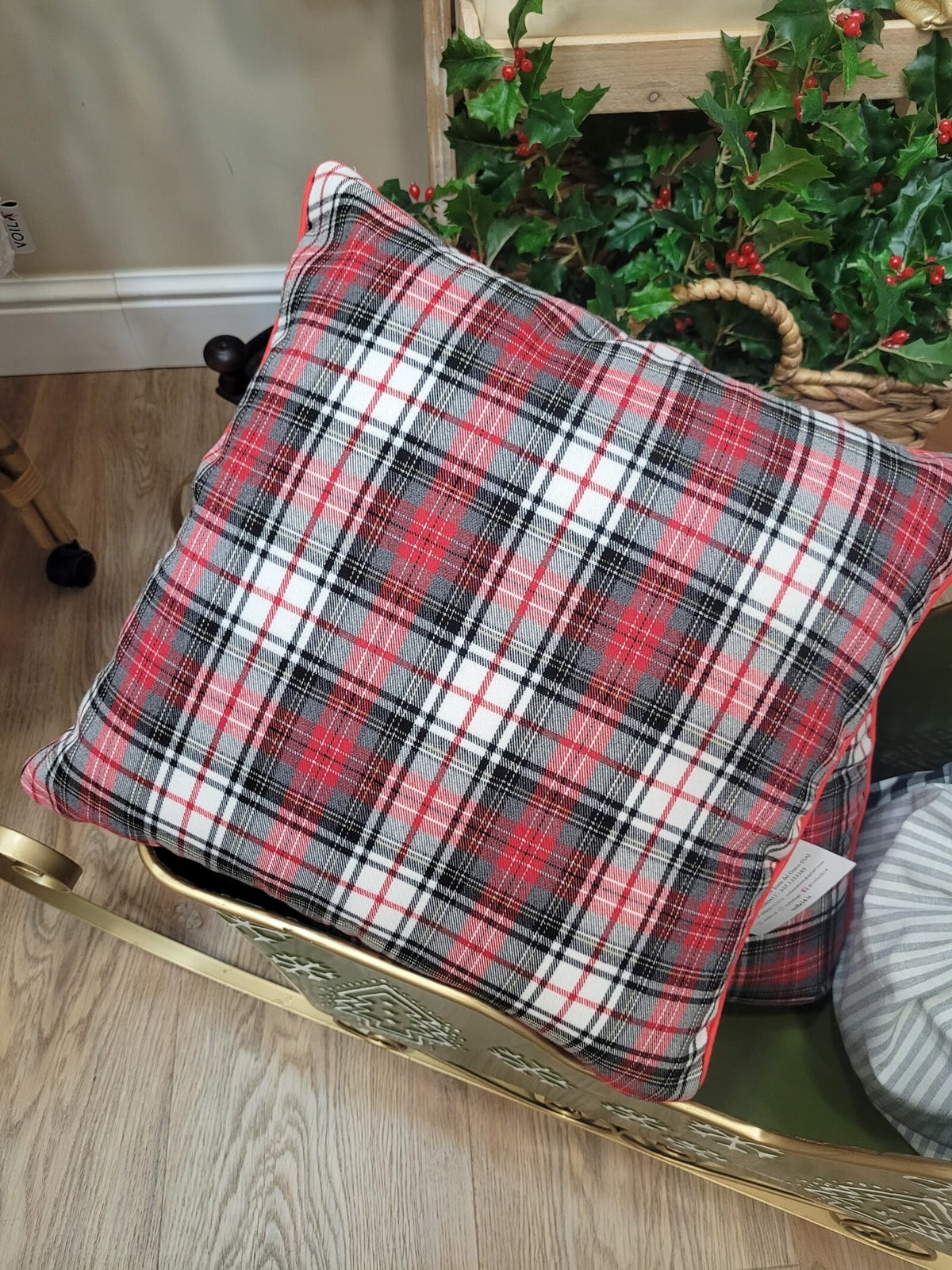 Cuscino arredo tartan