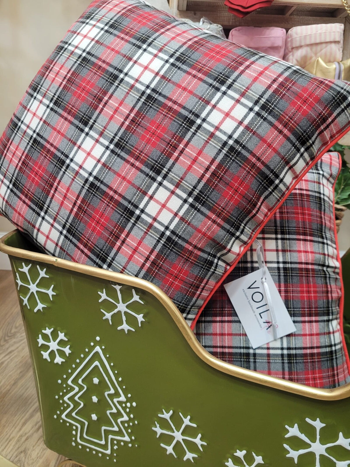 Cuscino arredo tartan