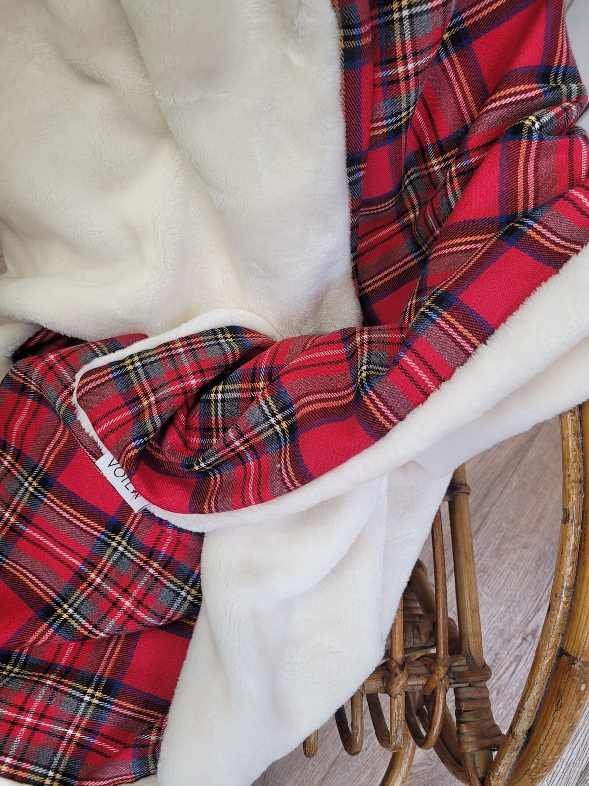 Copertina tartan e pile
