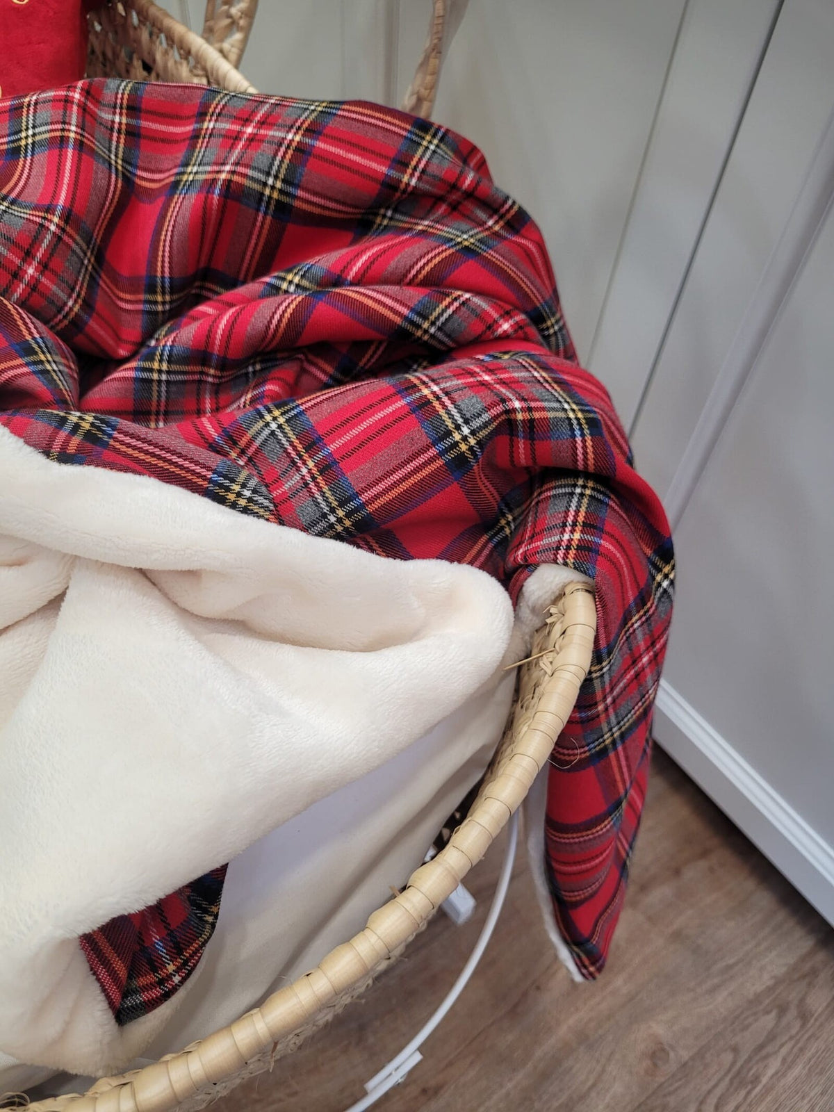 Copertina tartan e pile