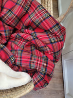 Copertina tartan e pile