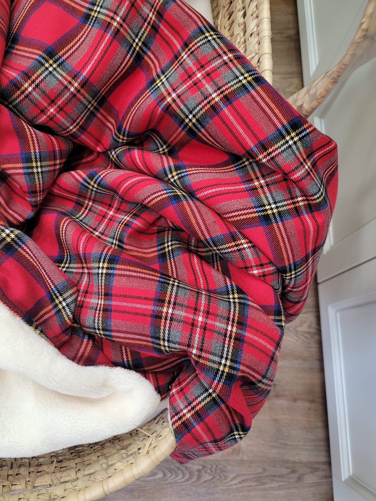 Copertina tartan e pile