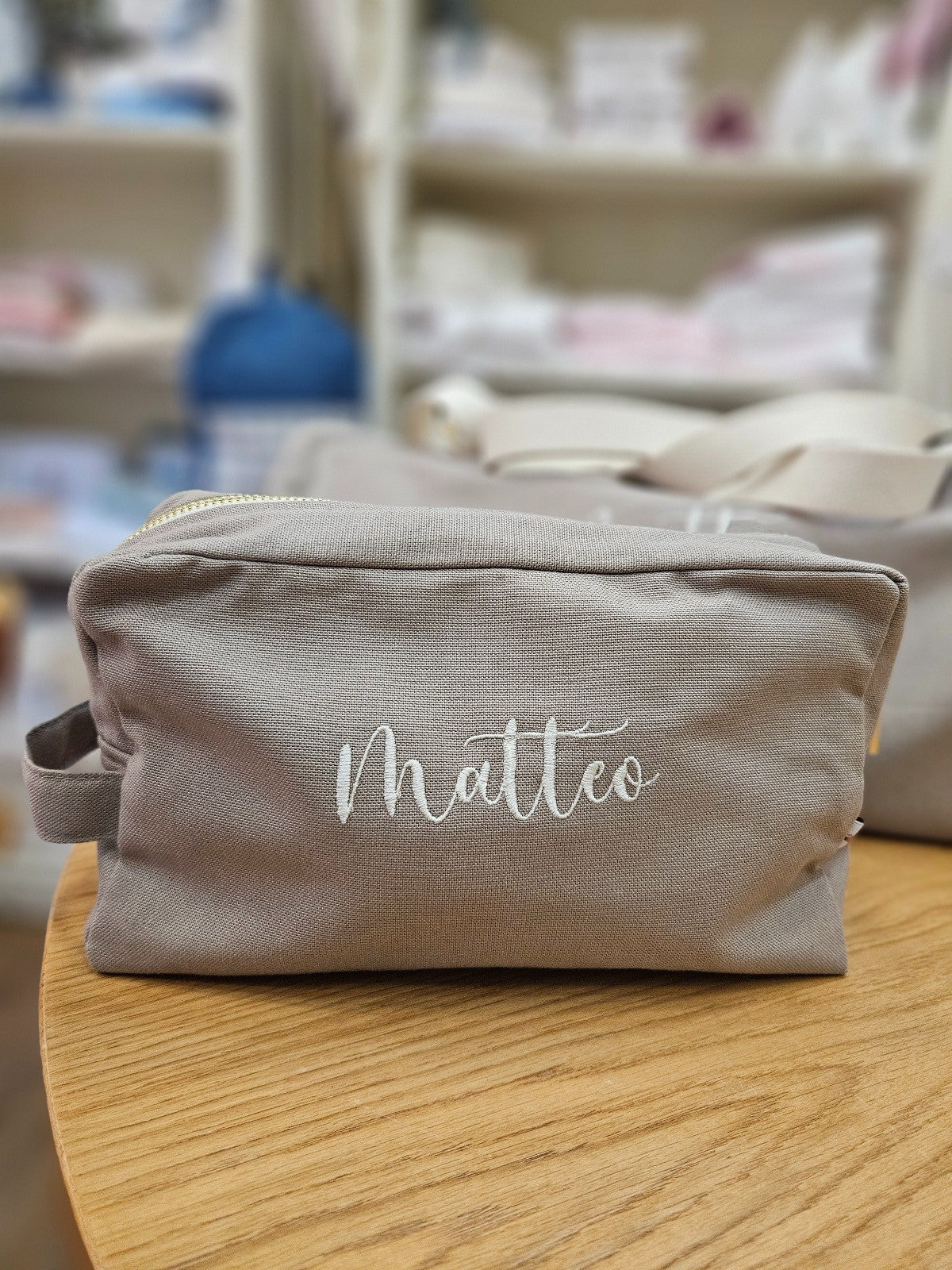 Beauty case in cotone