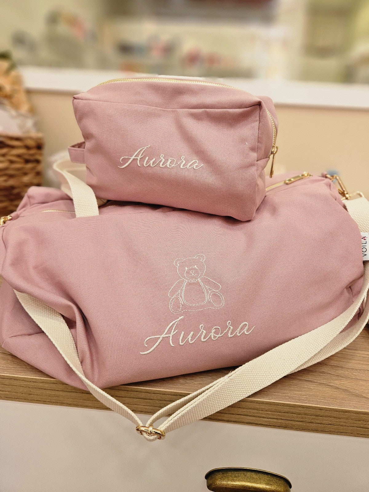 Beauty case in cotone