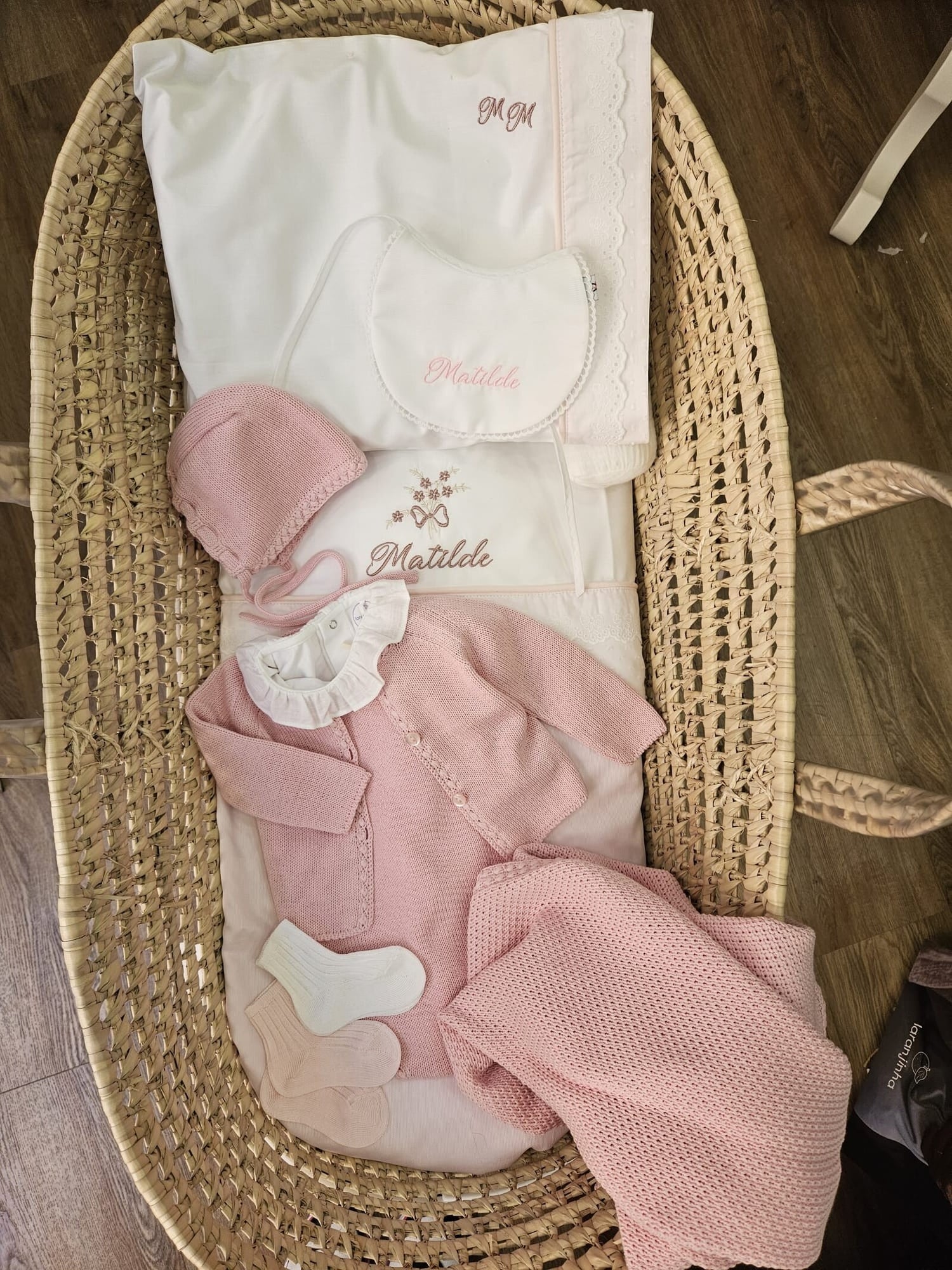 Completo neonato in filo di cotone, Voilà Newborn Little Cloud