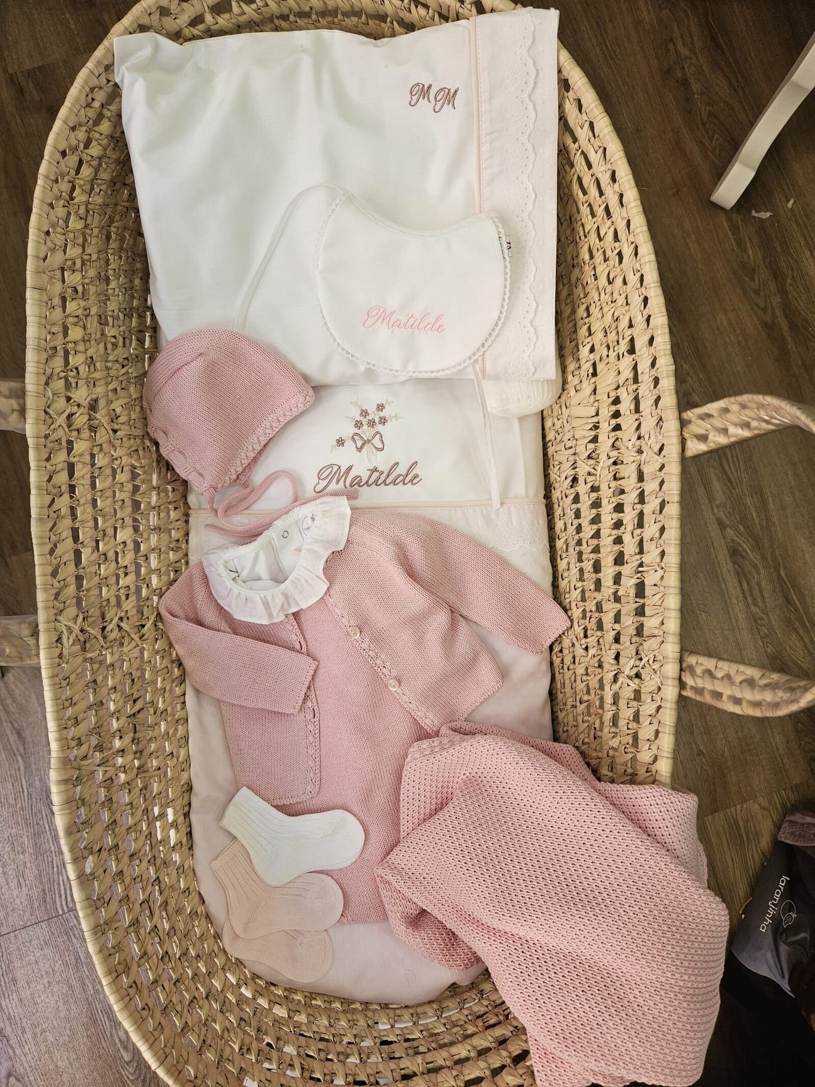 Completo neonato in filo di cotone, Voilà Newborn Little Cloud