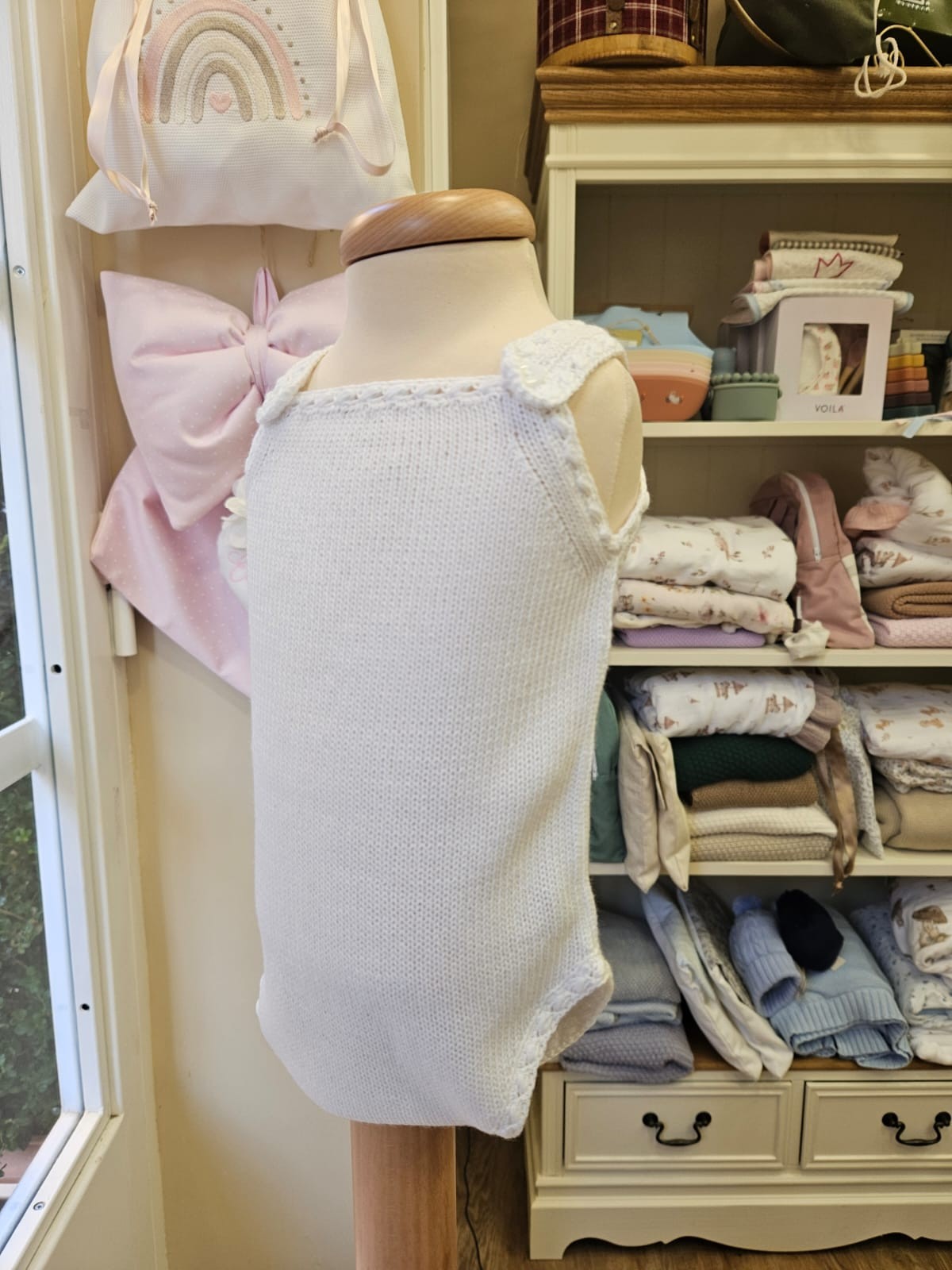 Completo neonato in filo di cotone, Voilà Newborn Little Cloud