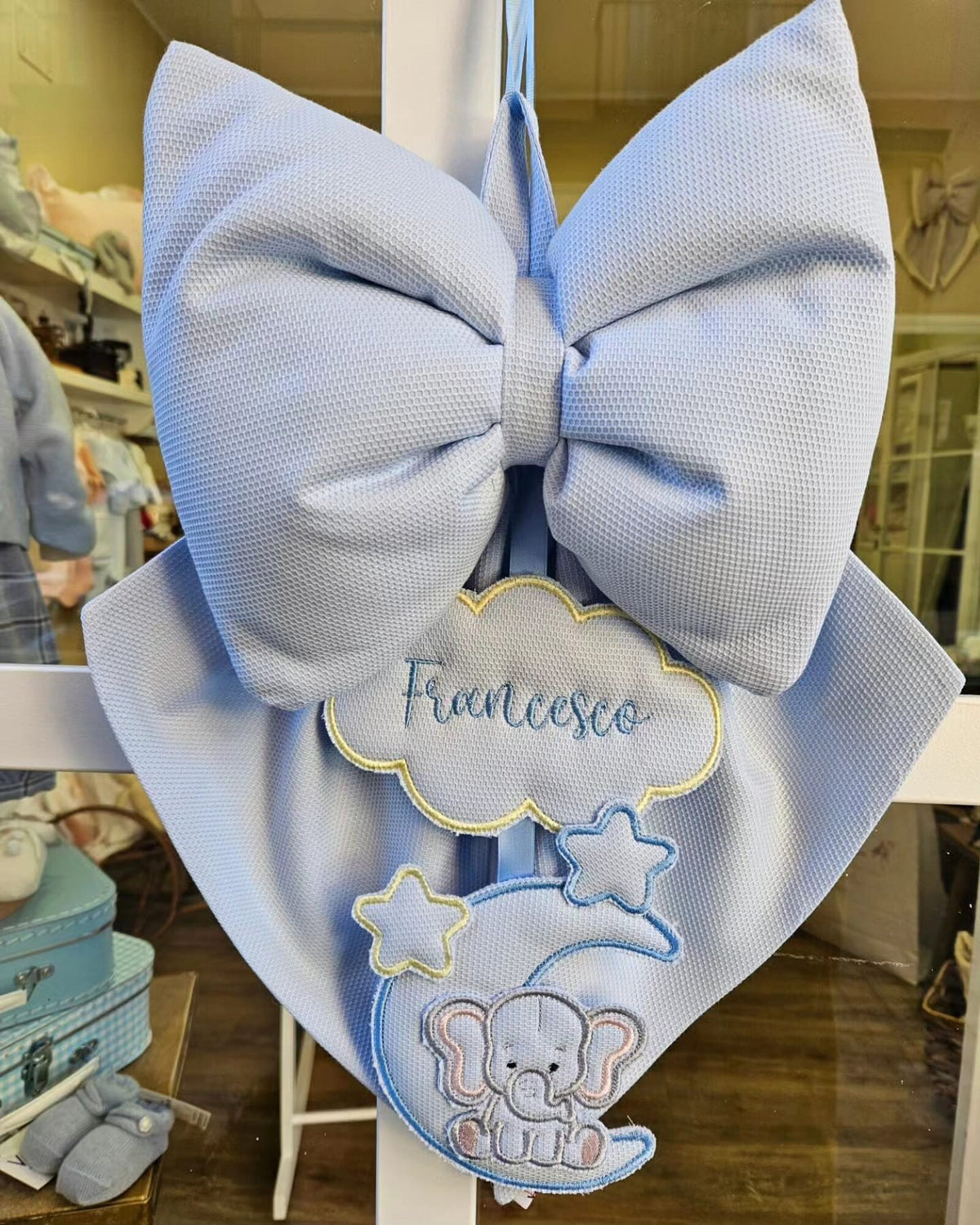 Fiocco Nascita Baby Love on the Moon