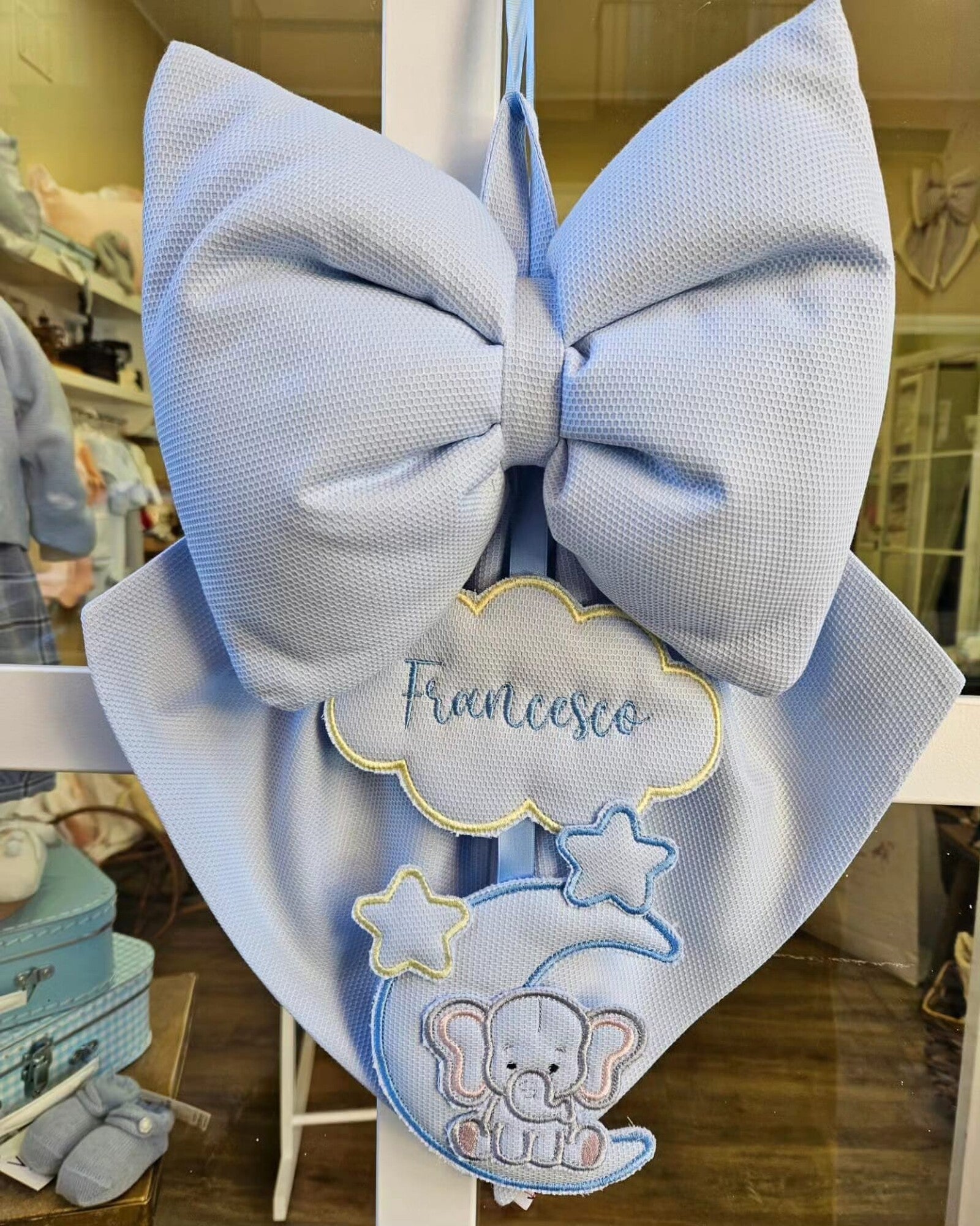 Fiocco Nascita Baby Love on the Moon