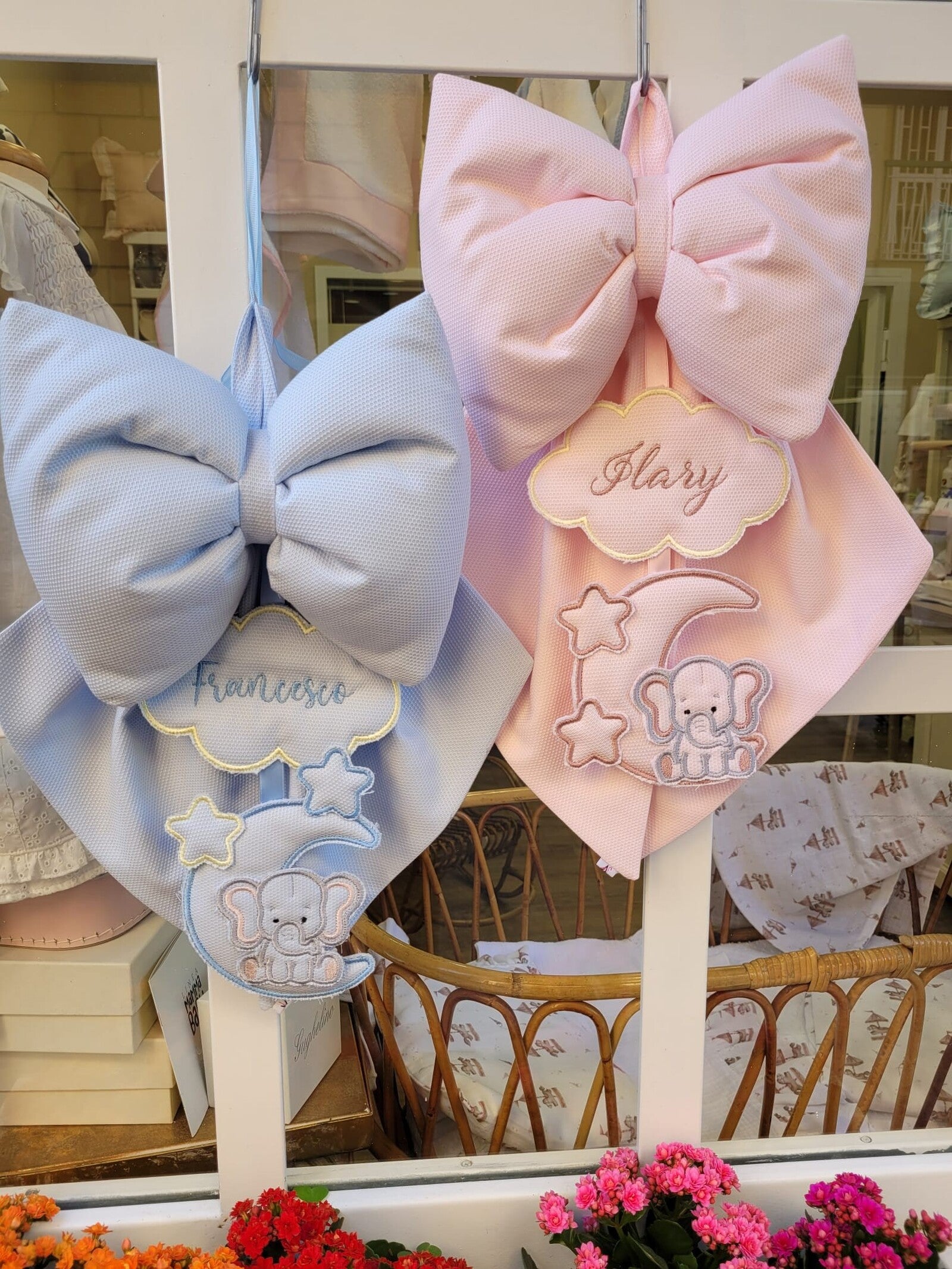 Fiocco Nascita Baby Love on the Moon