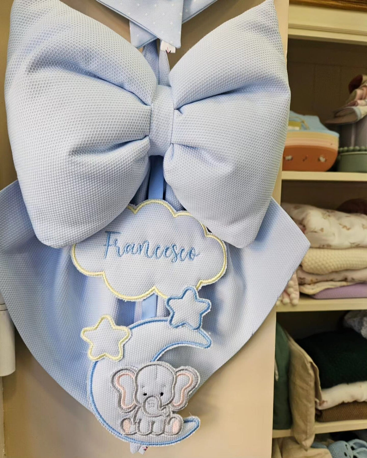 Fiocco Nascita Baby Love on the Moon