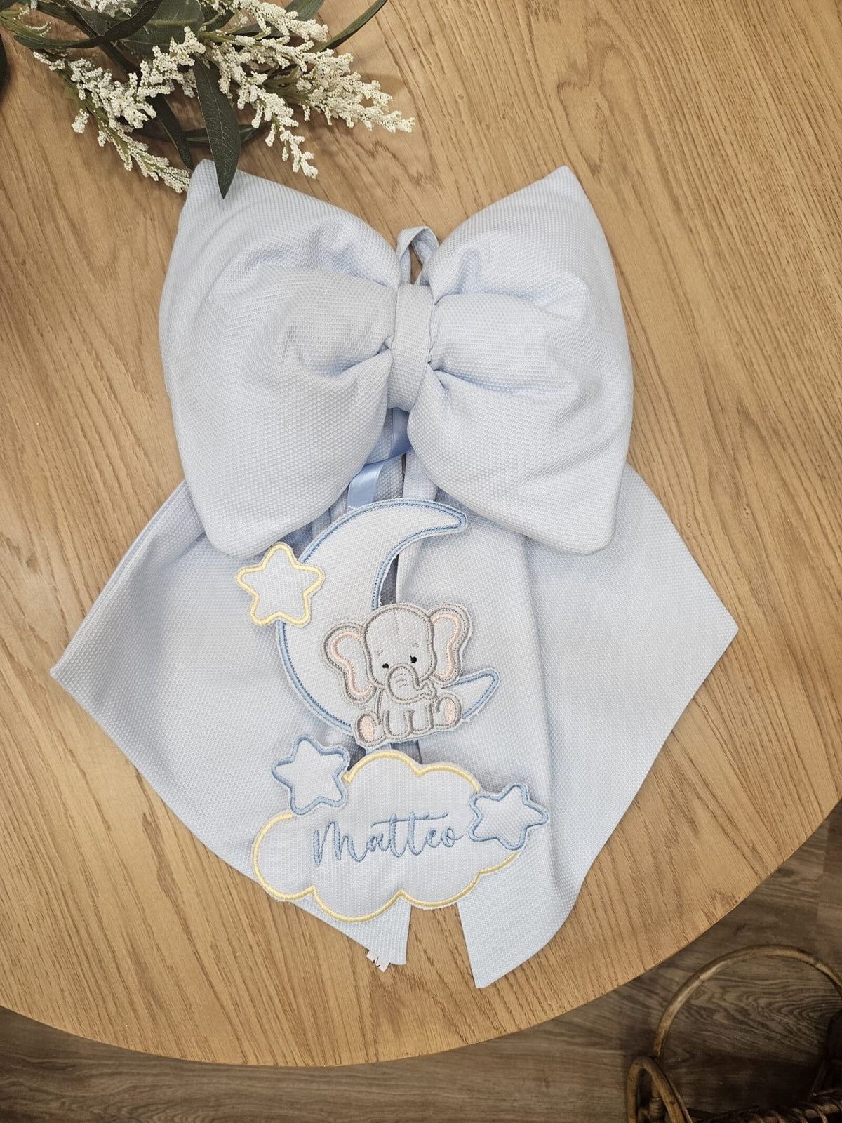 Fiocco Nascita Baby Love on the Moon