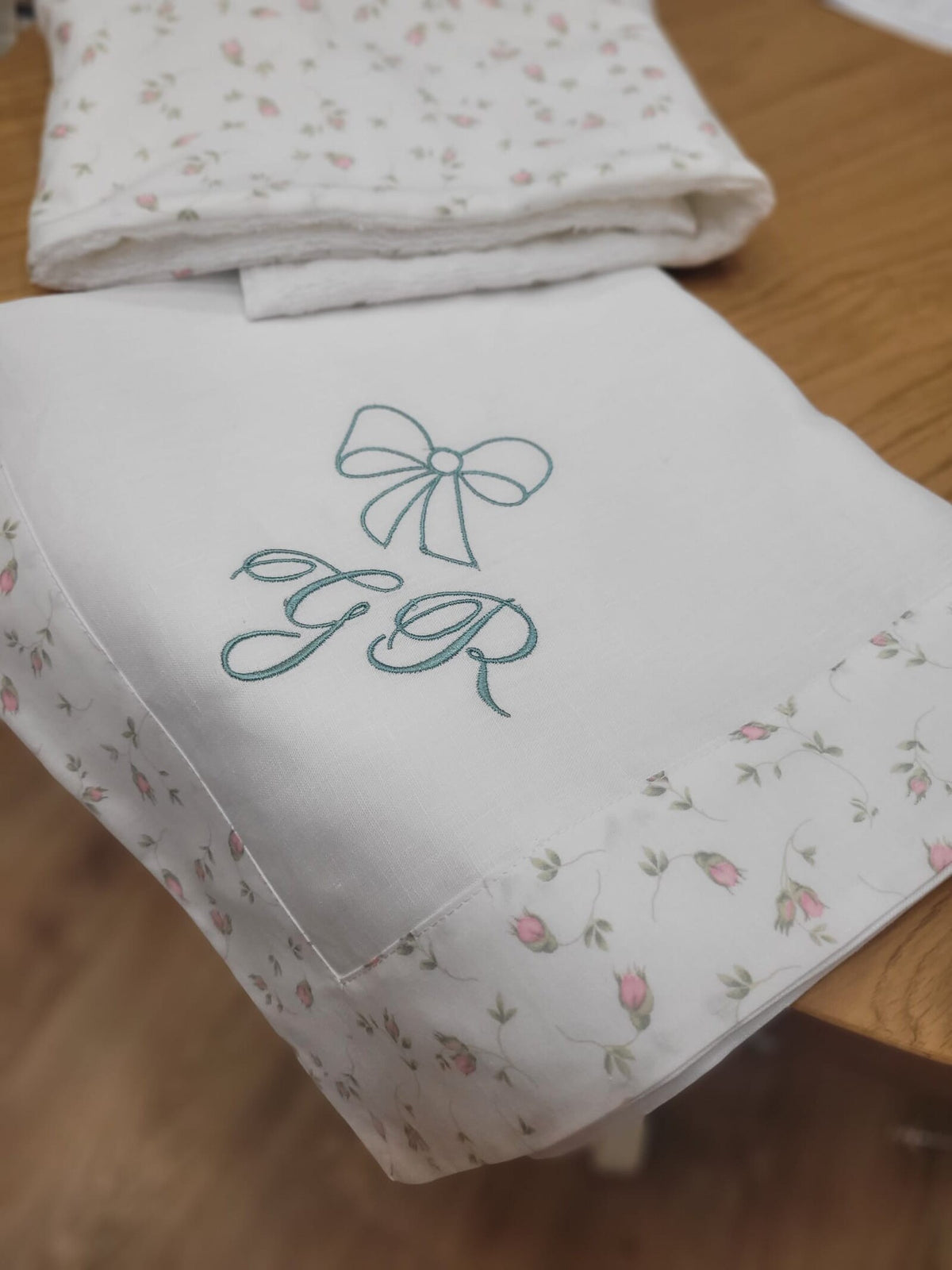 Coordinato da Bagno Telo bagnetto e quadrato in lino