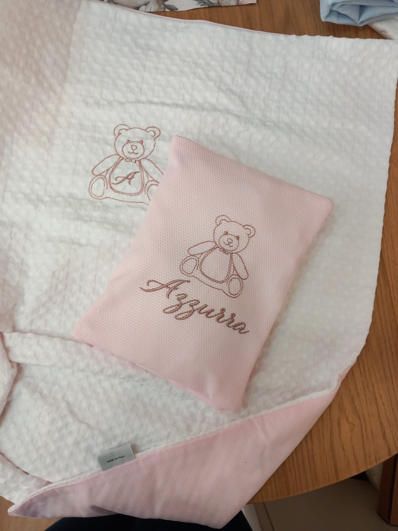 Coordinato Cambio Baby Love, portapannolino e fasciatoio da viaggio