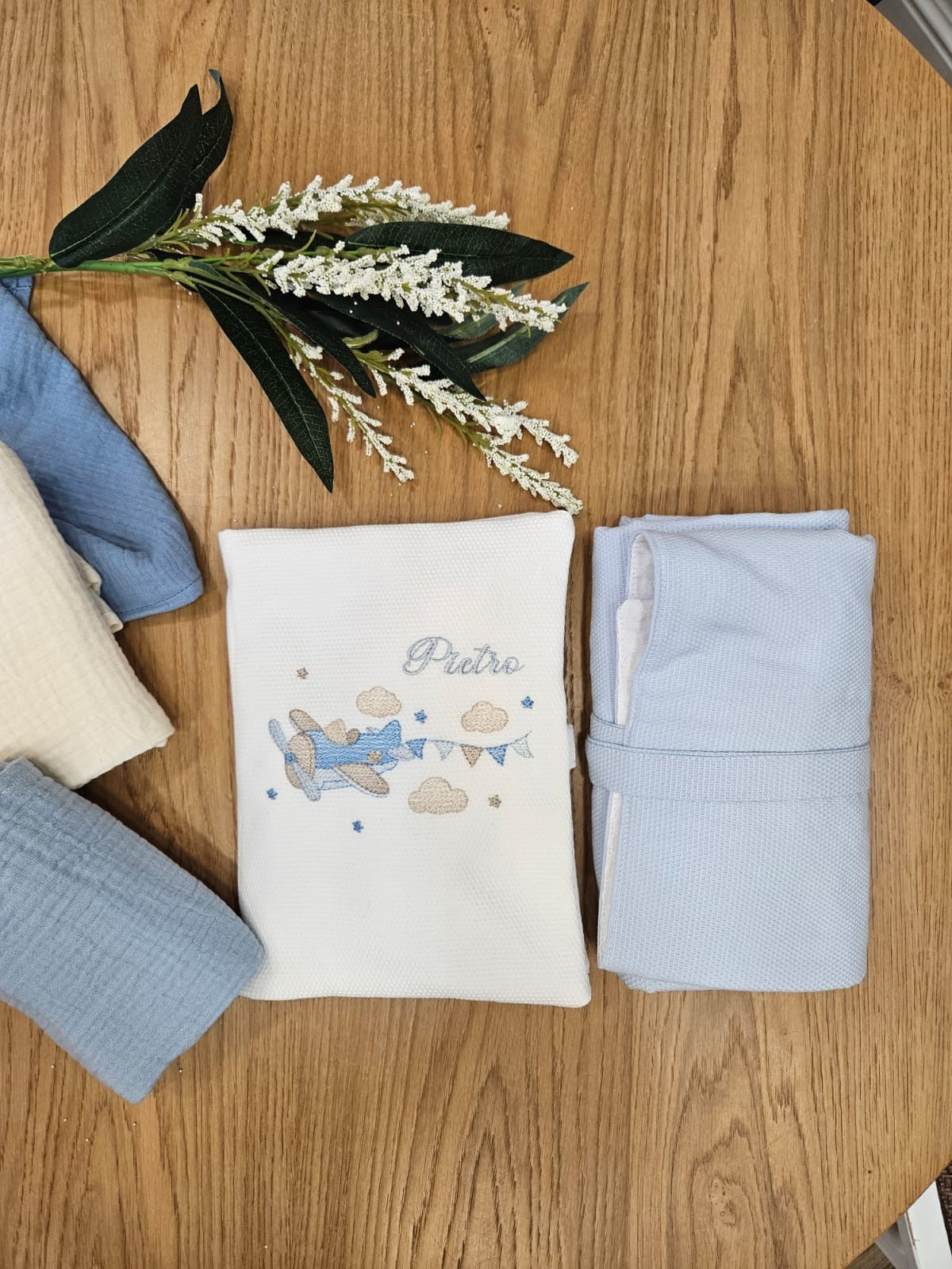 Coordinato Cambio Baby Love, portapannolino e fasciatoio da viaggio