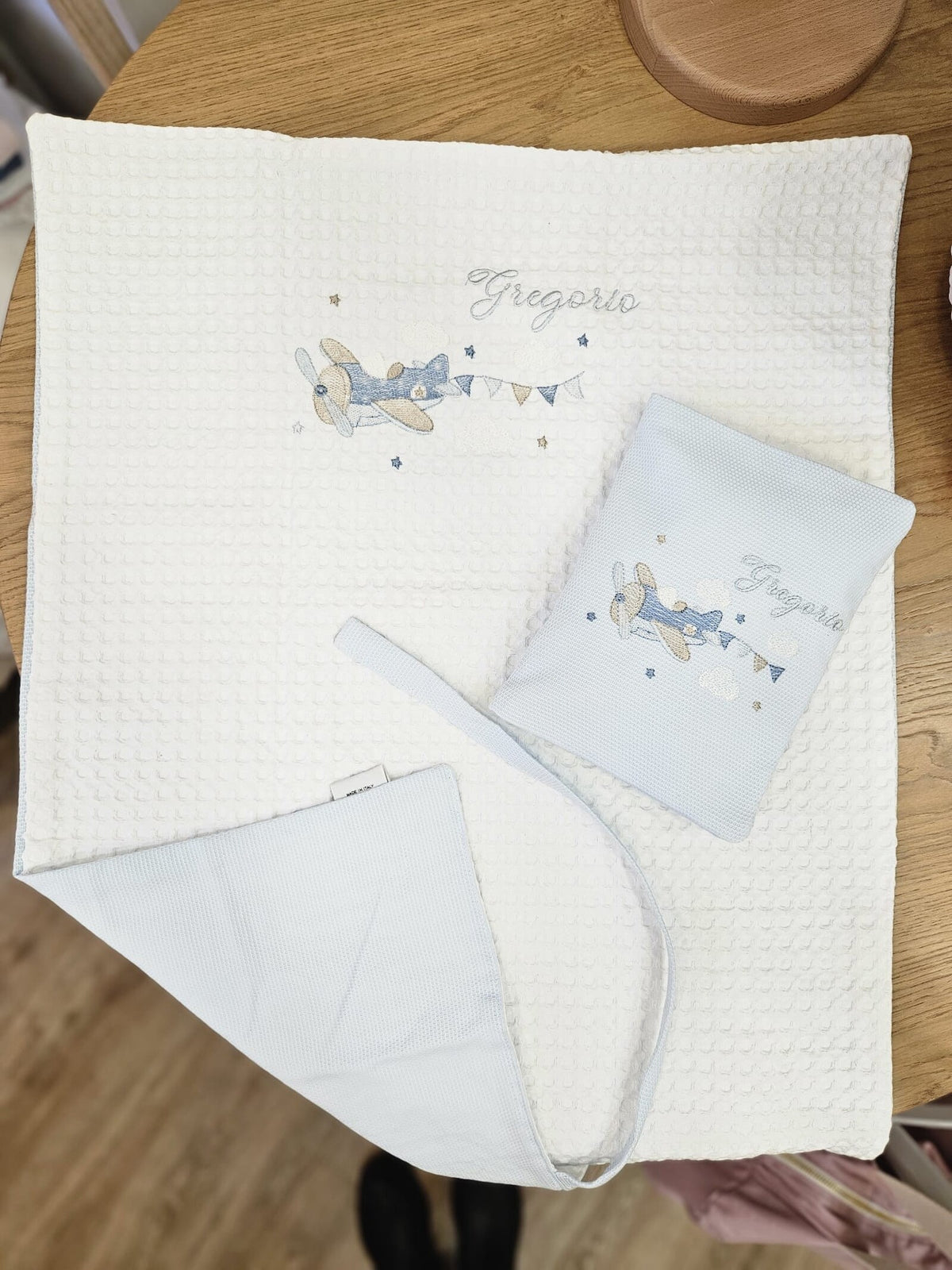 Coordinato Cambio Baby Love, portapannolino e fasciatoio da viaggio