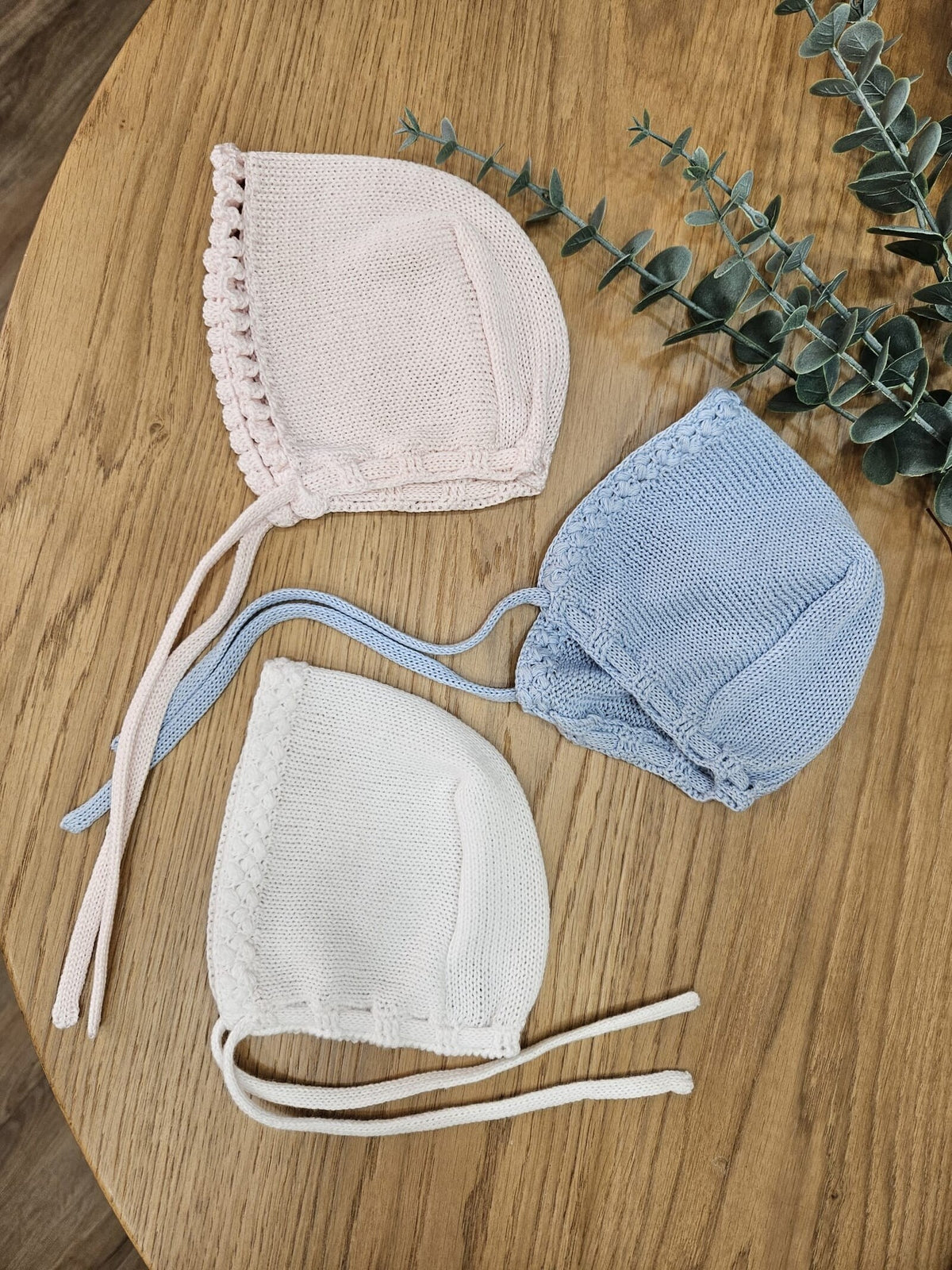 Cuffietta nascita in filo di cotone