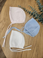 Cuffietta nascita in filo di cotone