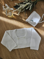 Cuffietta nascita in filo di cotone